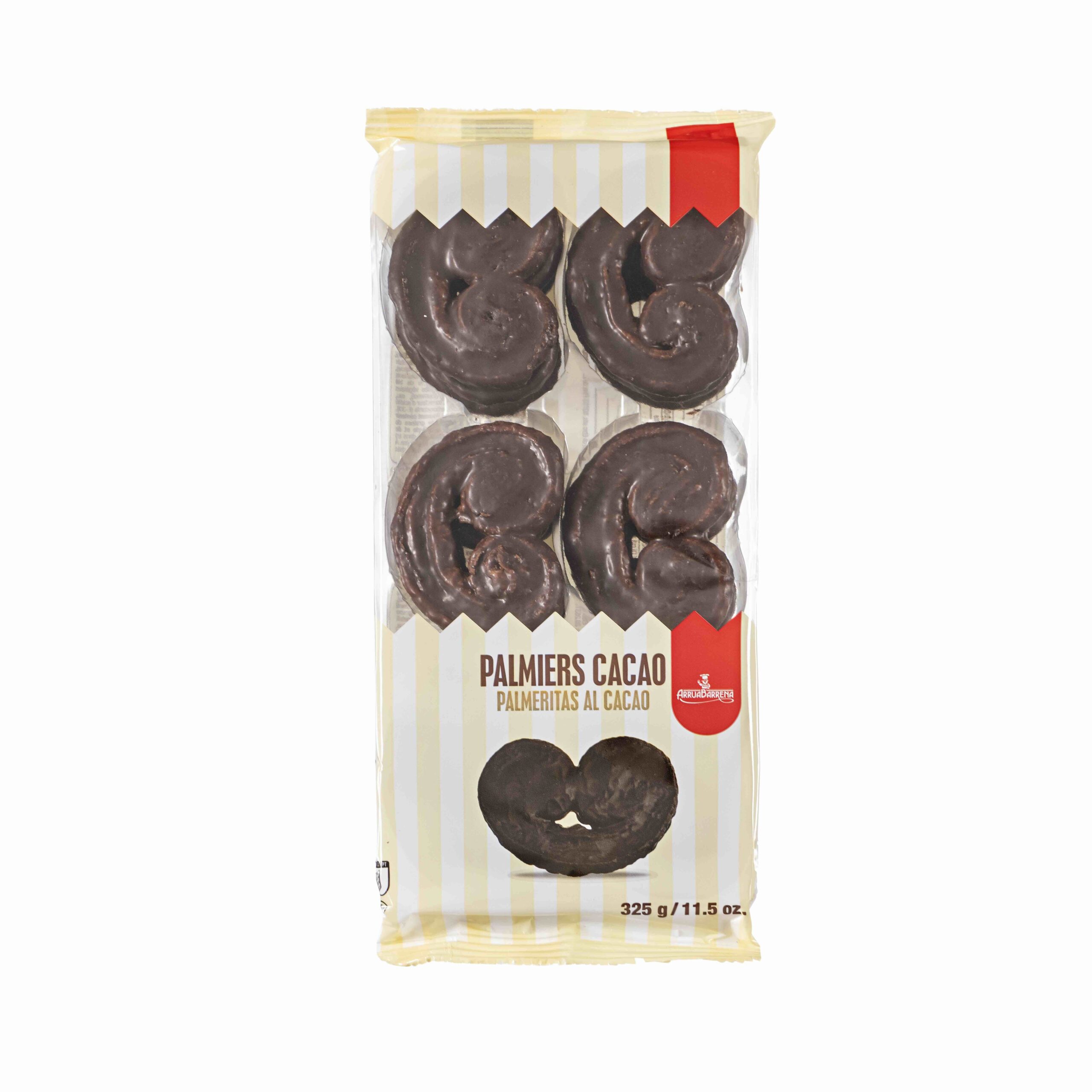 Palmera chocolate 325 g Milrayas chocolate 150 gr.